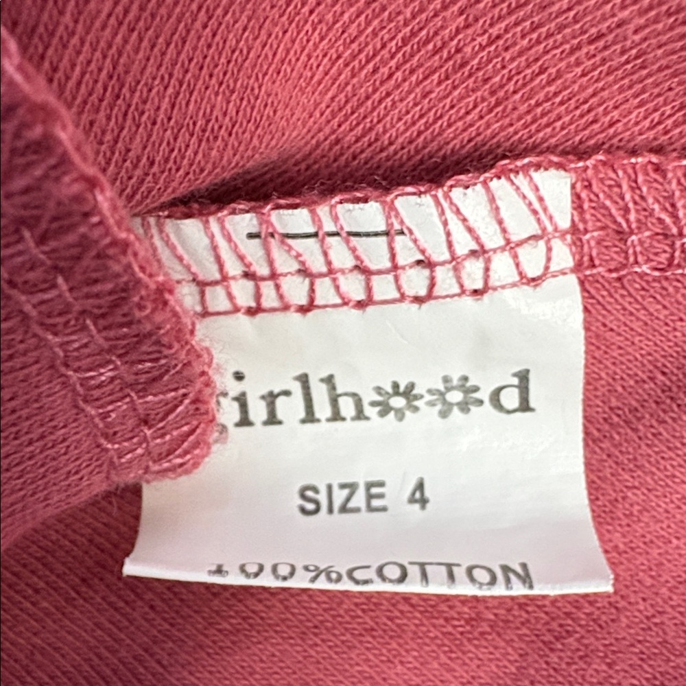 Pink Ruffled Twirl Dress Girlhood by Little Stocking Co Size 4T - Picture 5 of 5